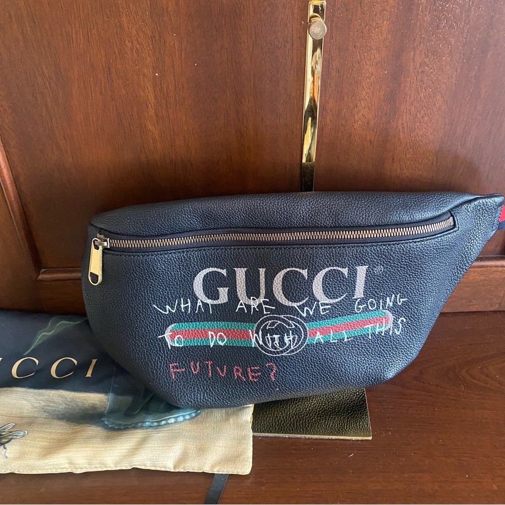 Gucci Coco Capitan Rare Leather Fanny/Bum Bag